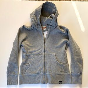 American Giant Women's Classic Full Zip Hoodie Gray Women Size L USA Made